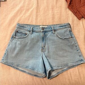 Abercrombie & Fitch A-Line Denim Shorts